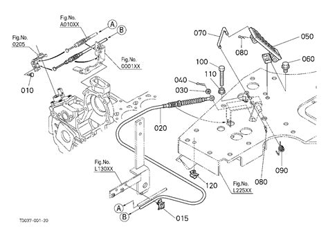 Kubota Tractor L3130DT/GST/HST A02000 Accelerator Pedal 